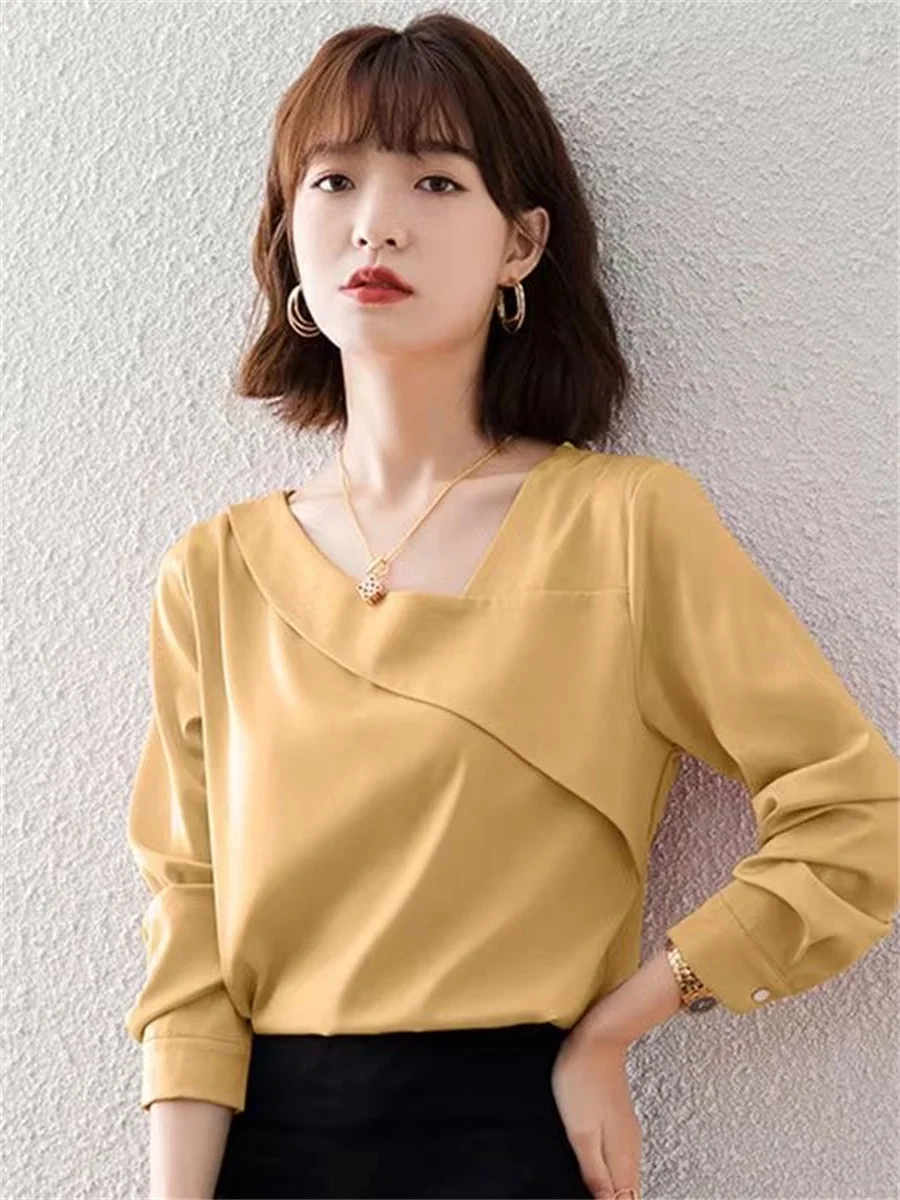 Women Spring Autumn Style Chiffon Blouses Shirts Lady Casual Long Sleeve O-Neck Solid Color Blusas Tops SP1669
Women Spring Autumn Style Chiffon Blouses Shirts Lady Casual Long Sleeve O-Neck Solid Color Blusas Tops SP1669