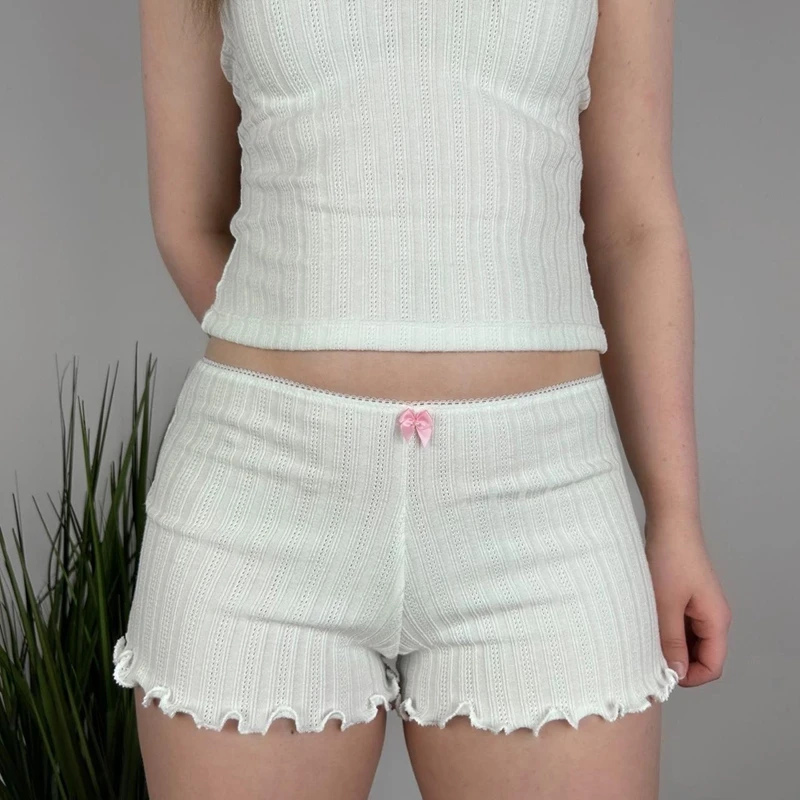 Coquette Fairy Cottage 2 Piece Set Frill Backless Tube Tops + Low Rise Shorts Women Strapless Crop Tops Y2K Kawaii Lounge Outfit
Coquette Fairy Cottage 2 Piece Set Frill Backless Tube Tops + Low Rise Shorts Women Strapless Crop Tops Y2K Kawaii Lounge Outfit