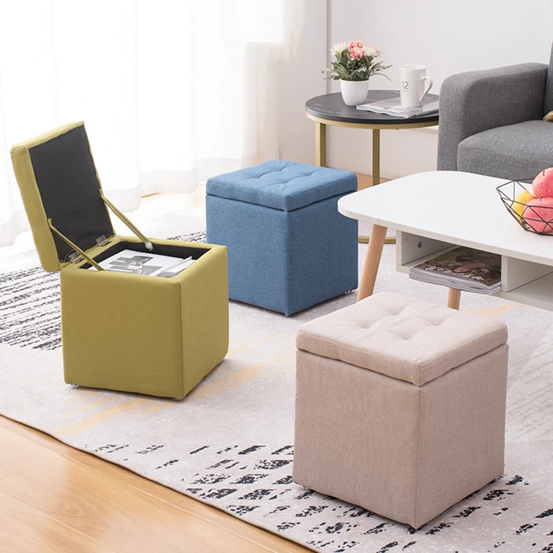 Design Storage Stool Floor Waiting Pouf Bedroom Coffee Table Portable Multifunction Step Stool Creative Meuble Salon Home Items
Design Storage Stool Floor Waiting Pouf Bedroom Coffee Table Portable Multifunction Step Stool Creative Meuble Salon Home Items