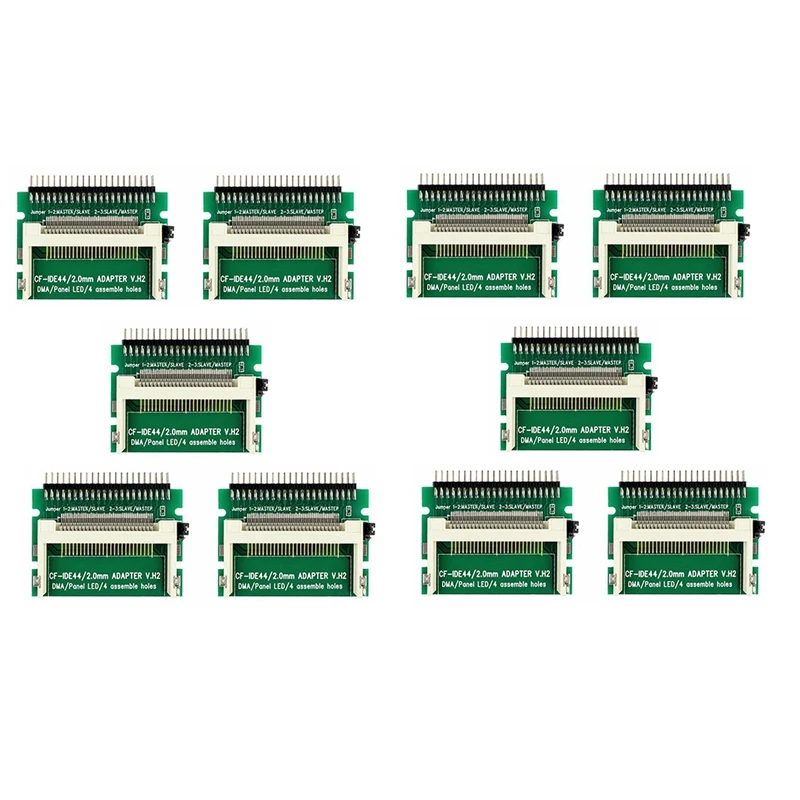 

10X Compact Flash Cf Card To Ide 44Pin 2Mm Male 2.5 Inch Hdd Bootable Adapter Converter