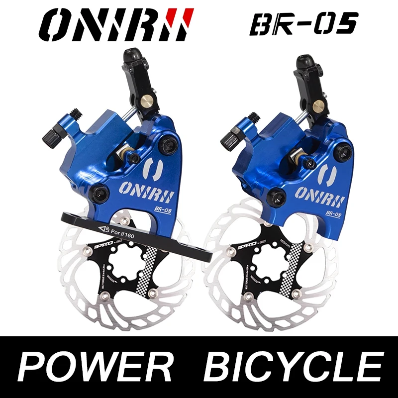 ONIRII Hydraulic Disc Gravel Road Bike Brake Blue Flat Mount CX Rotor Brake Bicycle Caliper CNC Mechanical Wire Pull Metal Pads
ONIRII Hydraulic Disc Gravel Road Bike Brake Blue Flat Mount CX Rotor Brake Bicycle Caliper CNC Mechanical Wire Pull Metal Pads