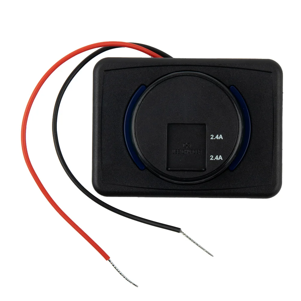 USB Port Charger Socket 5V-4.8A DC 12V-24V Light Color: Blue Material: PC High Quality Fit For Most DC 12V-14V
USB Port Charger Socket 5V-4.8A DC 12V-24V Light Color: Blue Material: PC High Quality Fit For Most DC 12V-14V