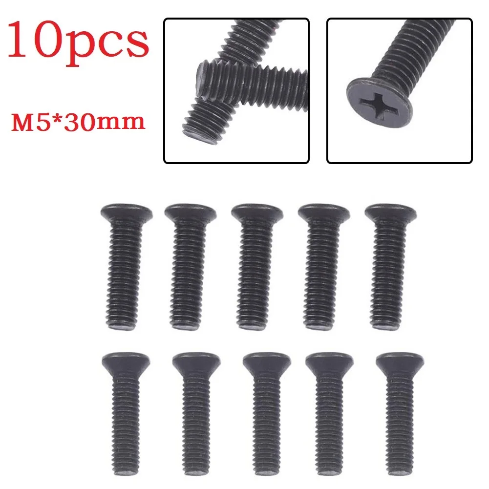 10pcs Fixing Screw M5x30mm Left Hand Thread Screws ForUNF Drill Chuck Shank Adapter Flat Countersunk Screw Power Tool Parts
10pcs Fixing Screw M5x30mm Left Hand Thread Screws ForUNF Drill Chuck Shank Adapter Flat Countersunk Screw Power Tool Parts