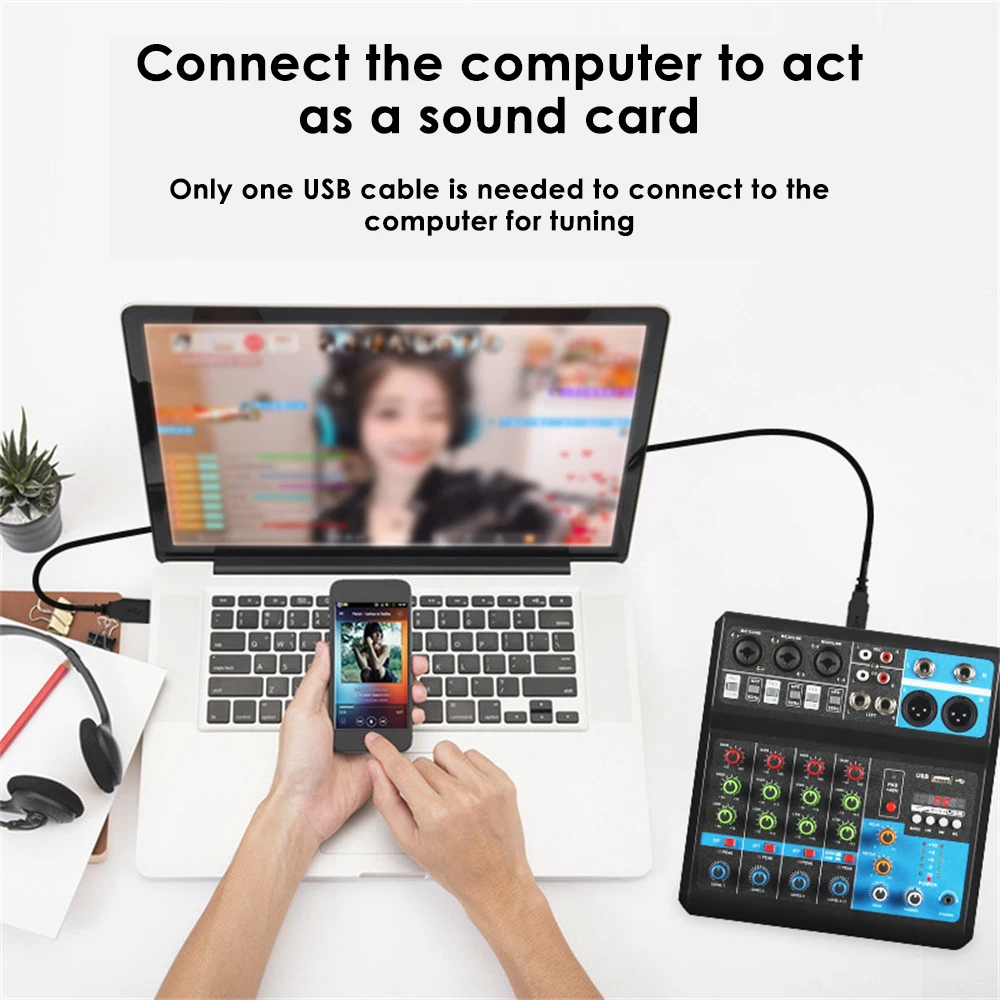 Mixer Sound Changer Black Blue Professional Sound Cards Small 5 Way Mixer Good Sound Quality Sound Mixers Mixers
Mixer Sound Changer Black Blue Professional Sound Cards Small 5 Way Mixer Good Sound Quality Sound Mixers Mixers