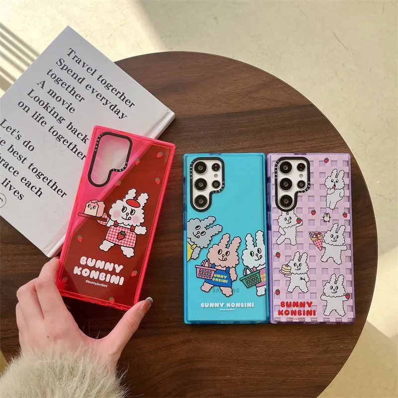 Cartoon Rabbit Cake Transparent Case for Samsung Galaxy S20 S21 S22 S23 Ultra S20+ S21+ S22+ S23 Plus Cover Protective Shell
Cartoon Rabbit Cake Transparent Case for Samsung Galaxy S20 S21 S22 S23 Ultra S20+ S21+ S22+ S23 Plus Cover Protective Shell