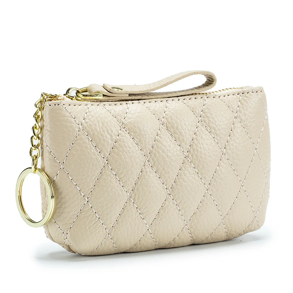 Mini Purse Leather Rhombus Embroidered Coin Purse Coin Storage Bag Cowhide Mini Simple Zipper Small Bag Key Bag Women
Mini Purse Leather Rhombus Embroidered Coin Purse Coin Storage Bag Cowhide Mini Simple Zipper Small Bag Key Bag Women