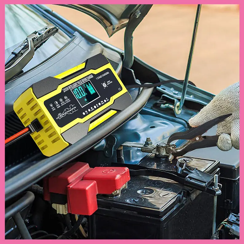 24 Volt 5A Car Battery Charger, Maintainer Trickle Charger with LCD Screen for Cars, Boats, Motorcycles, Lawn Mowers, etc.
24 Volt 5A Car Battery Charger, Maintainer Trickle Charger with LCD Screen for Cars, Boats, Motorcycles, Lawn Mowers, etc.