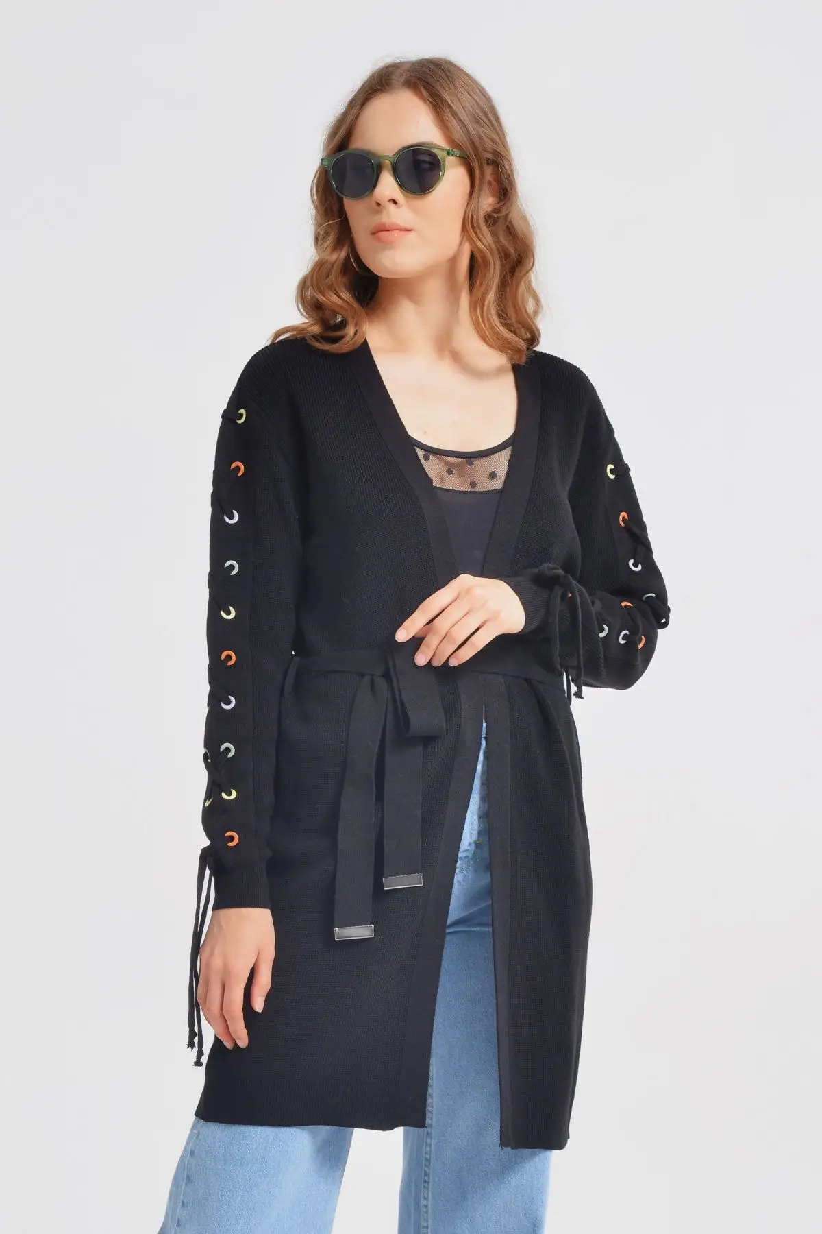 Women's Cardigan Collared Collar - Black Casual Knitted Quality Fashion Cardigan Sweaters Loose Sweater Sweater Sweater Sweater
Women's Cardigan Collared Collar - Black Casual Knitted Quality Fashion Cardigan Sweaters Loose Sweater Sweater Sweater Sweater