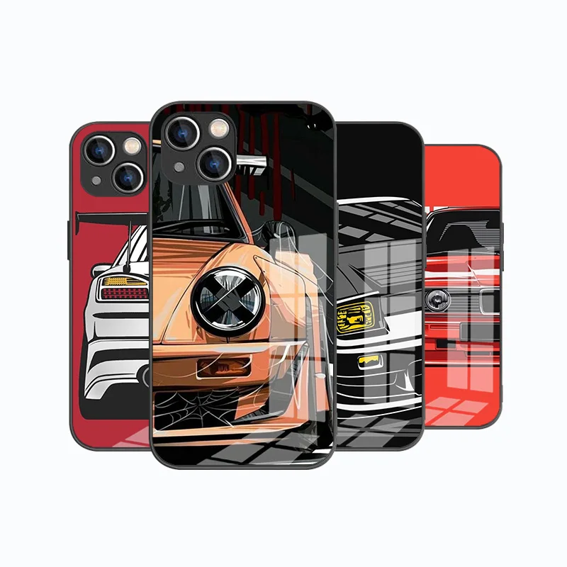 Sports Cars Comic Toughened Glass Phone Case For Apple iPhone 12 14 13 Mini 11 Pro Max X XS XR 7 8 Plus 6 6S SE Fashion Cover
Sports Cars Comic Toughened Glass Phone Case For Apple iPhone 12 14 13 Mini 11 Pro Max X XS XR 7 8 Plus 6 6S SE Fashion Cover