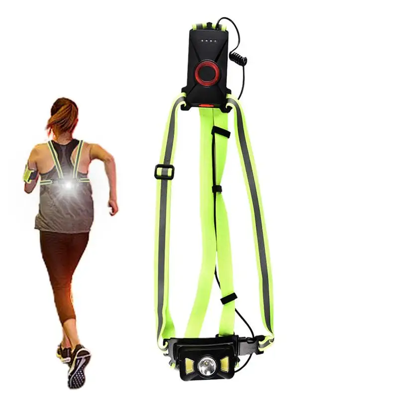 Running Chest Light Back Warning Light Ultra Bright Adjustable Beam USB Rechargeable Waterproof LED Running Lights For Runners
Running Chest Light Back Warning Light Ultra Bright Adjustable Beam USB Rechargeable Waterproof LED Running Lights For Runners