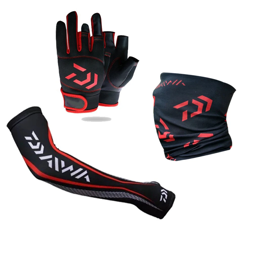 Daiwa Sun Protection Kit Fishing Gloves Fishing Sleeves Scarf Bandana Set Neck Gaiter Men's Headband Kerchief Cycling Arm Guard
Daiwa Sun Protection Kit Fishing Gloves Fishing Sleeves Scarf Bandana Set Neck Gaiter Men's Headband Kerchief Cycling Arm Guard