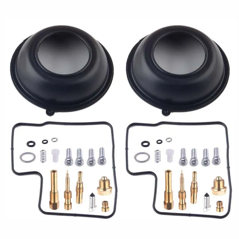 2 Set Motorcycle Carburetor Rebuild Repair Kit With Diaphragms For Honda Shadow 500 VT500C 1983-1985 Black
2 Set Motorcycle Carburetor Rebuild Repair Kit With Diaphragms For Honda Shadow 500 VT500C 1983-1985 Black