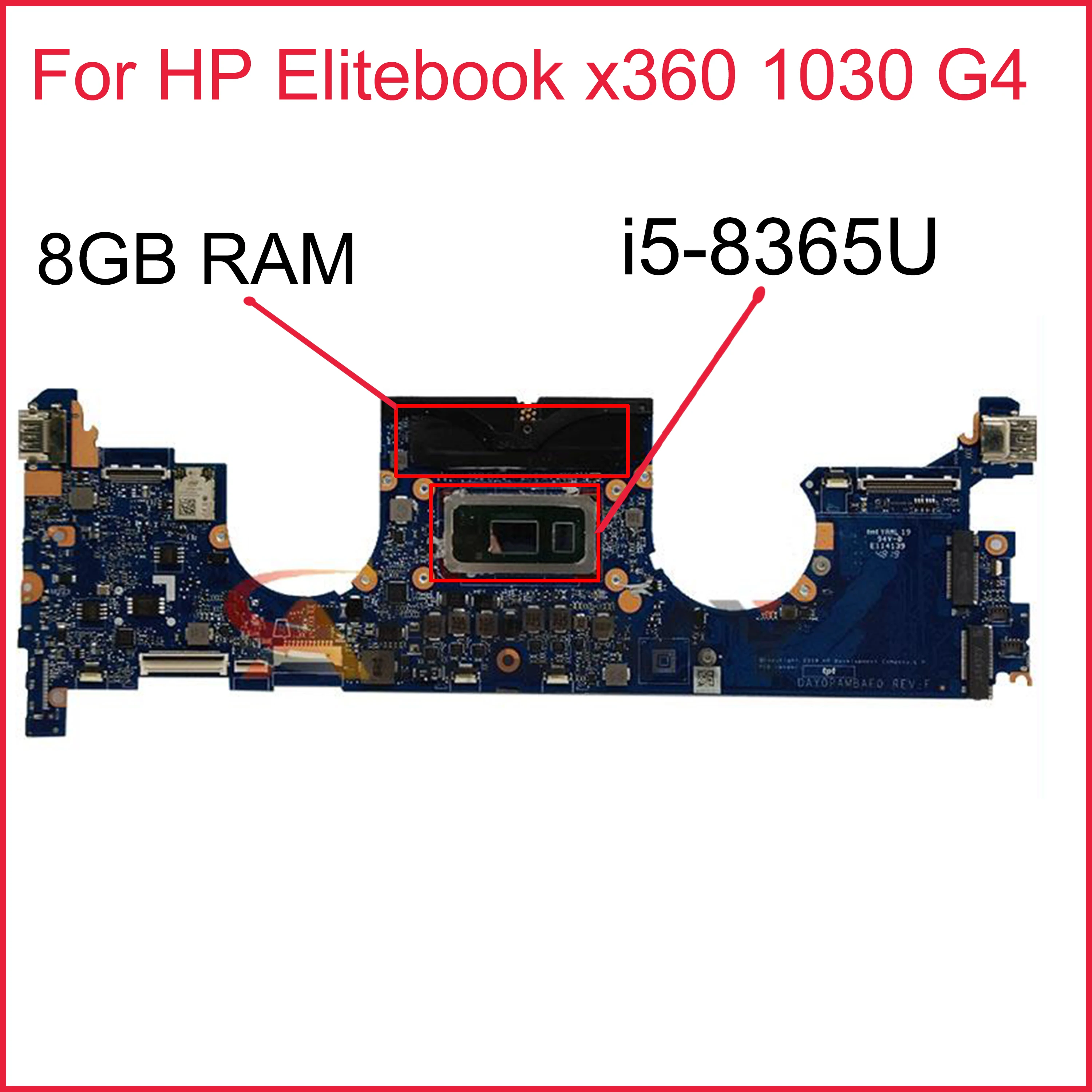 Оригинальная материнская плата для ноутбука HP x360 1030 G4, 8 Гб ОЗУ, протестированная материнская плата DAY0PAMBAF0 1030 G4, 100% ОК
Оригинальная материнская плата для ноутбука HP x360 1030 G4, 8 Гб ОЗУ, протестированная материнская плата DAY0PAMBAF0 1030 G4, 100% ОК
