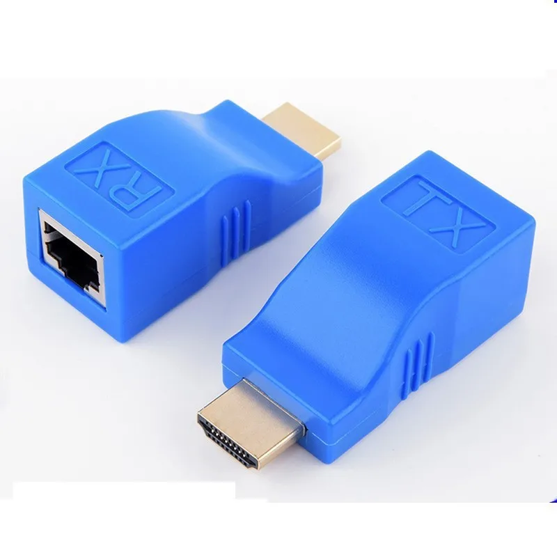 2pcs RJ45 4K HDMI-compatible Extender Extension 30m CAT5e Cat6 Network Ethernet LAN for TV Box DVD Notebook RJ45 Connector
2pcs RJ45 4K HDMI-compatible Extender Extension 30m CAT5e Cat6 Network Ethernet LAN for TV Box DVD Notebook RJ45 Connector