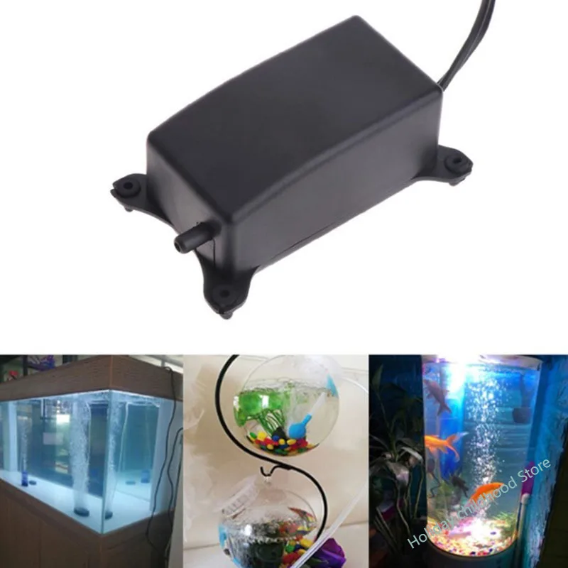 

2W Silent Aquarium Air Pump Fish Tank Oxygen Pump Noiseless Oxygen Increasing Pump with EU Plug 220-240V