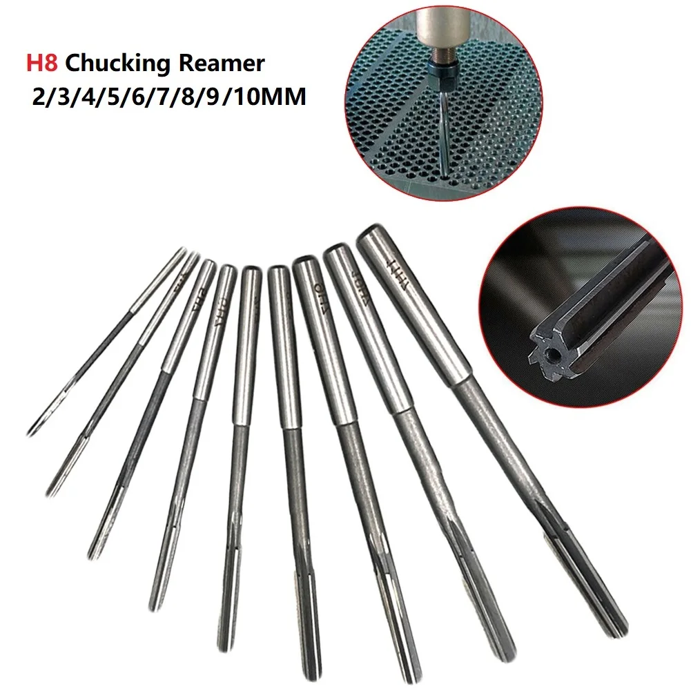 Straight Shank Reamer HSS H8 Machine High Speed Steel Parallel Flute Machine Reamer 2/3/4/5/6/7/8/9/10 Mm For Bore Machining
Straight Shank Reamer HSS H8 Machine High Speed Steel Parallel Flute Machine Reamer 2/3/4/5/6/7/8/9/10 Mm For Bore Machining
