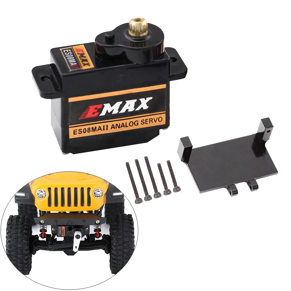 EMAX ES08MA II 12g Аналоговый металлический Шестеренчатый сервопривод SCX24 сервопривод 15T сервопривод для радиоуправляемой модели автомобиля осевой SCX24 Гладиатор обновленные детали
EMAX ES08MA II 12g Аналоговый металлический Шестеренчатый сервопривод SCX24 сервопривод 15T сервопривод для радиоуправляемой модели автомобиля осевой SCX24 Гладиатор обновленные детали