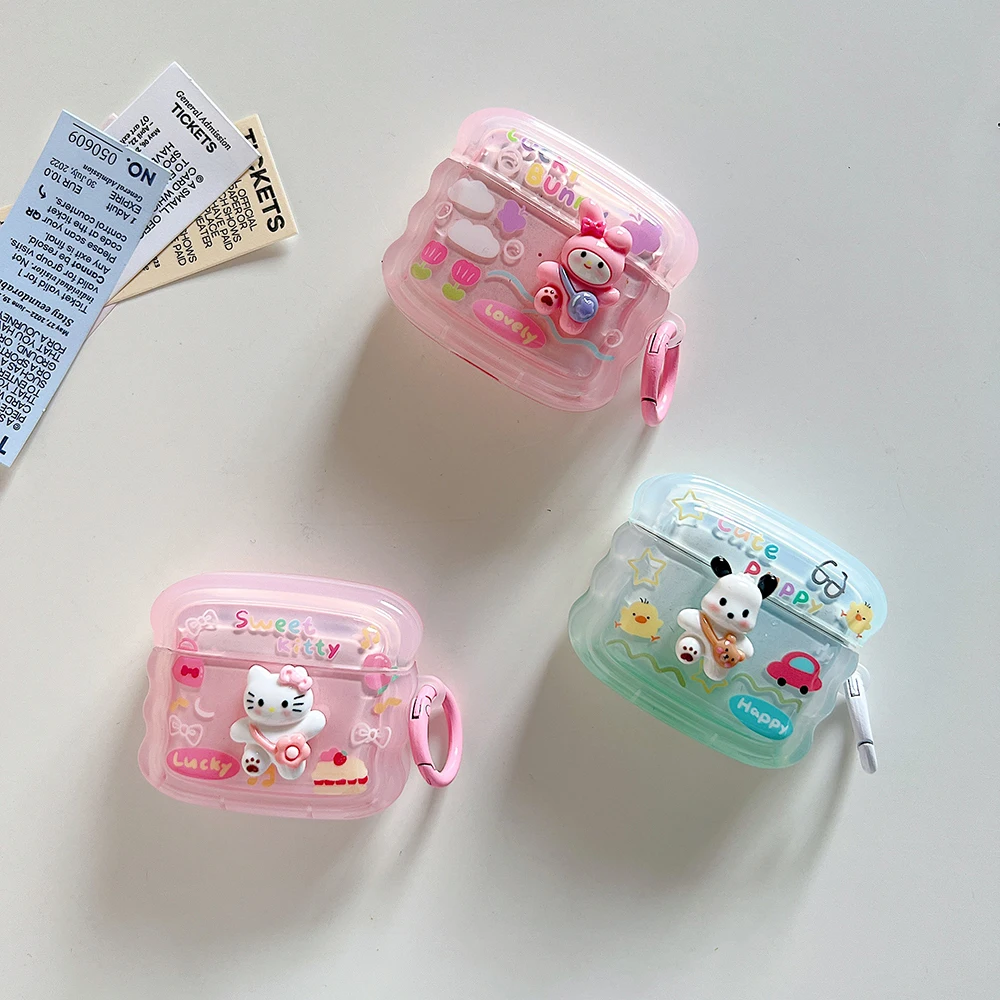 Kawaii Sanrio 3D Hello Kitty Pochacco For Apple AirPods 1 2 3 Case AirPods Pro 2 Case IPhone Earphone Accessories Air Pod Cover
Kawaii Sanrio 3D Hello Kitty Pochacco For Apple AirPods 1 2 3 Case AirPods Pro 2 Case IPhone Earphone Accessories Air Pod Cover