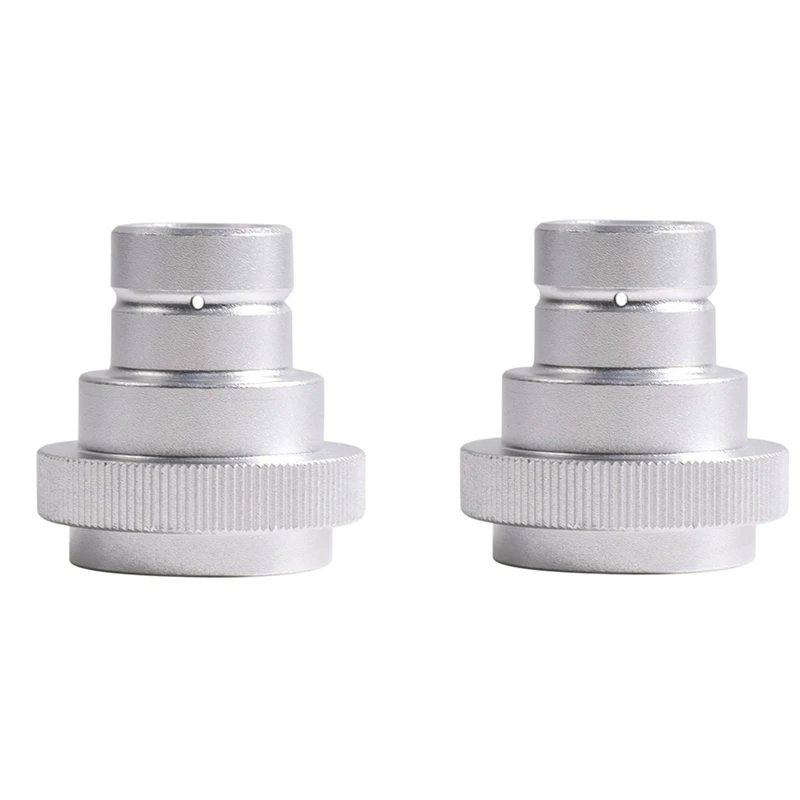 

2PCS Quick Adapter Parts Silver For CO2 Soda Watersparkler DUO, Tank Canister Conversion For Soda Stream Soda Machine