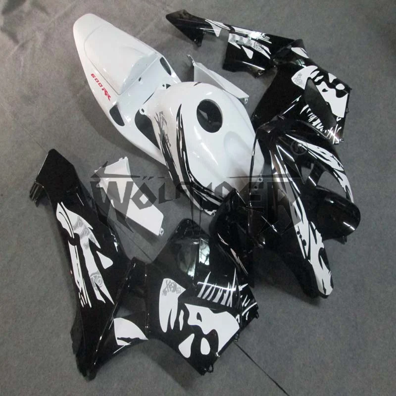 motorcycle fairings for CBR600RR 2005 2006 F5 black white CBR 600 RR 05 06 ABS plastic motor panels kit Injection mold
motorcycle fairings for CBR600RR 2005 2006 F5 black white CBR 600 RR 05 06 ABS plastic motor panels kit Injection mold