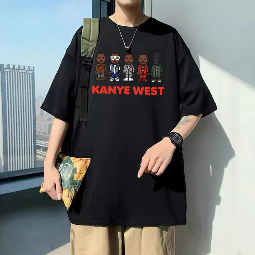 Best Famous Kanye West Hip Hop Vintage Cartoon Style T-shirt Men's Casual Tshirt Male Fashion Rap Oversized T Shirts Streetwear
Best Famous Kanye West Hip Hop Vintage Cartoon Style T-shirt Men's Casual Tshirt Male Fashion Rap Oversized T Shirts Streetwear