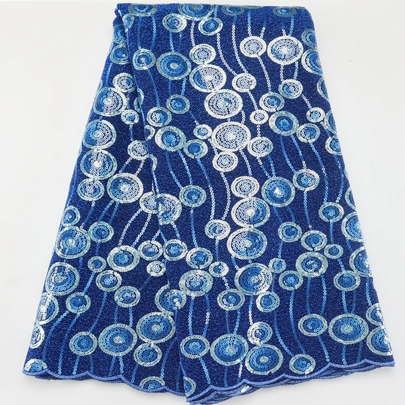 Latest Blue African Lace Fabric 2022 High Quality Sequins Lace French Nigerian Net Lace Tulle Mesh Fabrics For Wedding Dress Sew
Latest Blue African Lace Fabric 2022 High Quality Sequins Lace French Nigerian Net Lace Tulle Mesh Fabrics For Wedding Dress Sew