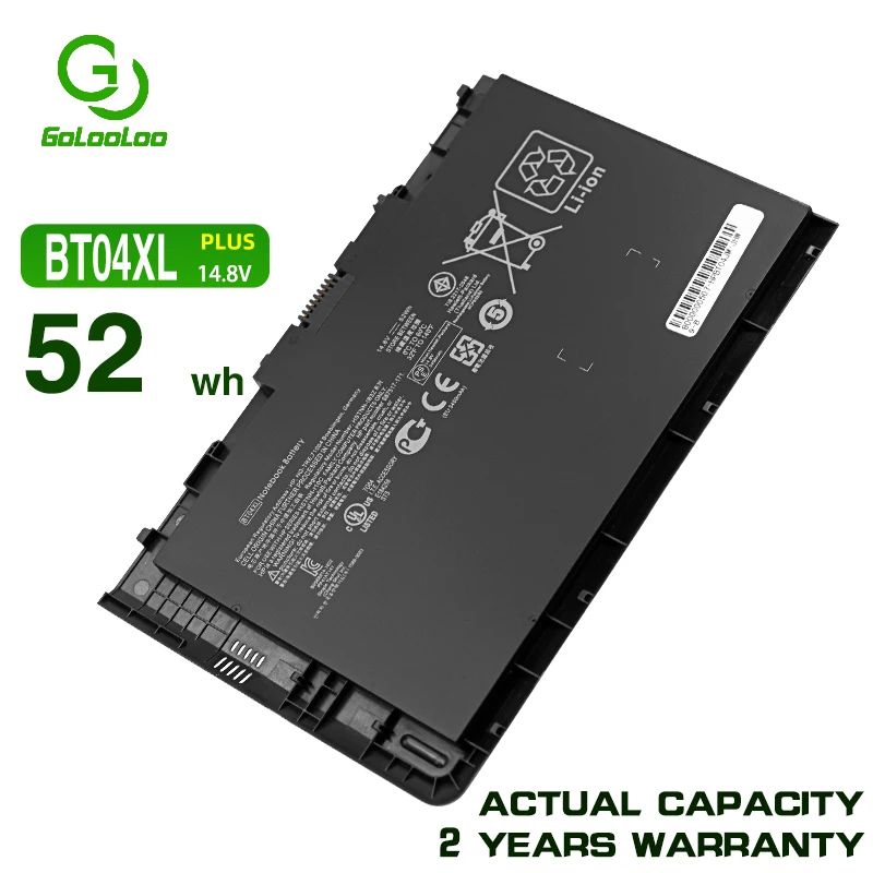 Golooloo 52Wh BT04XL Battery for HP EliteBook Folio 9470 9470M 9480M HSTNN-IB3Z HSTNN-DB3Z HSTNN-I10C BA06 687517-1C1 687945-001
Golooloo 52Wh BT04XL Battery for HP EliteBook Folio 9470 9470M 9480M HSTNN-IB3Z HSTNN-DB3Z HSTNN-I10C BA06 687517-1C1 687945-001