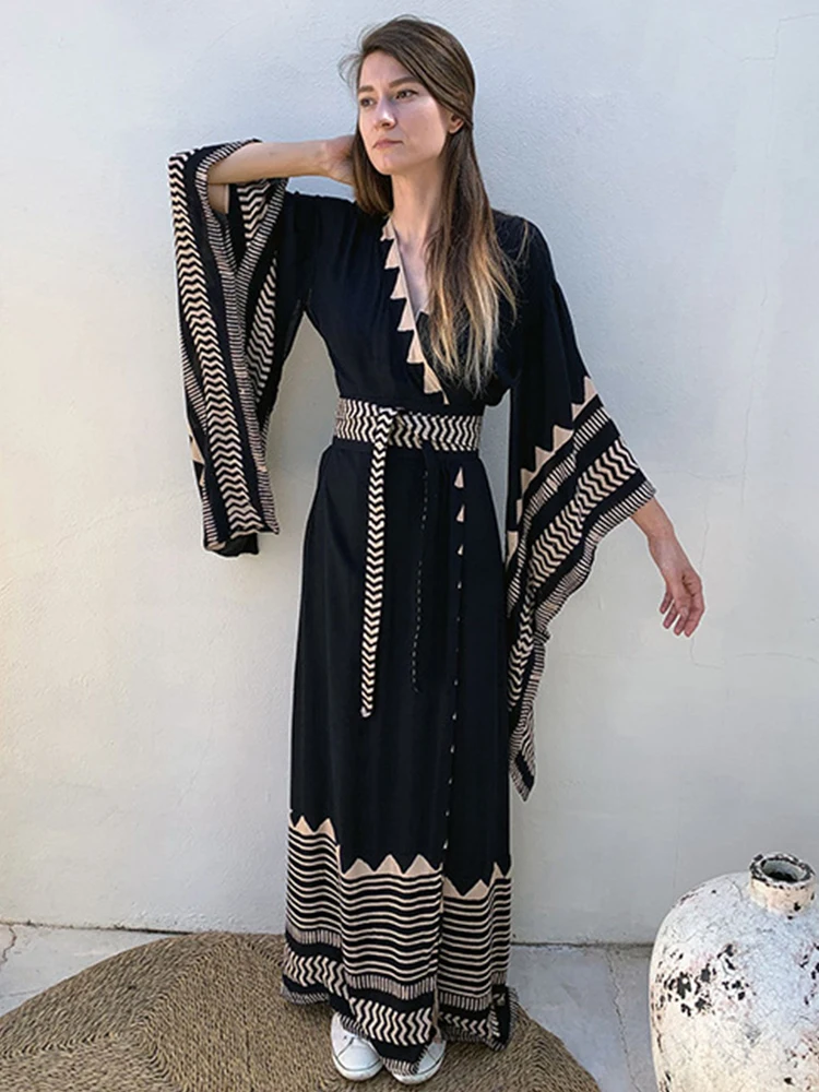 2022 New Print Beach Cover Up Long Beach Dress Women Bikini Cover Up Tunics Cardigan Swimwear Cover Up Swimsuit Outerwear Female
2022 New Print Beach Cover Up Long Beach Dress Women Bikini Cover Up Tunics Cardigan Swimwear Cover Up Swimsuit Outerwear Female