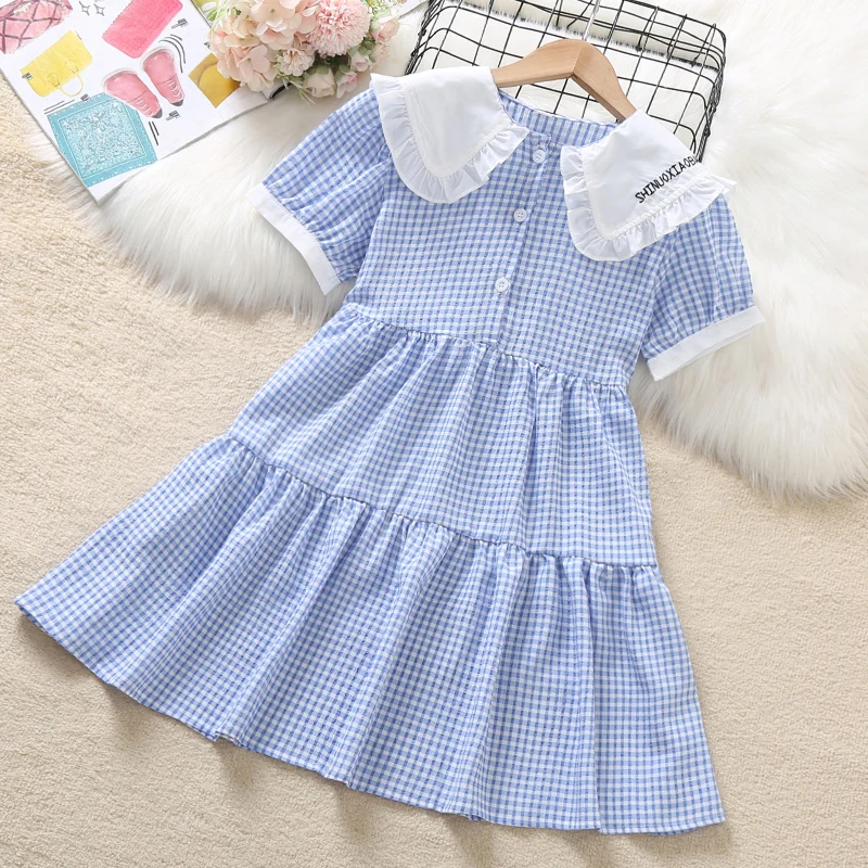 Baby Children Dresses for Girls Clothes Teenagers School Uniform Summer Short Sleeve Outfits Kids Plaid Dresses Child Costumes
Baby Children Dresses for Girls Clothes Teenagers School Uniform Summer Short Sleeve Outfits Kids Plaid Dresses Child Costumes