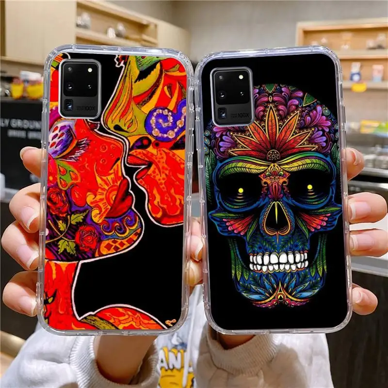Color Skull Cool Face Phone Case For Samsung Galaxy S10 S10e S8 S9 Plus S7 A70 Edge Note10 Transparent Cove
Color Skull Cool Face Phone Case For Samsung Galaxy S10 S10e S8 S9 Plus S7 A70 Edge Note10 Transparent Cove