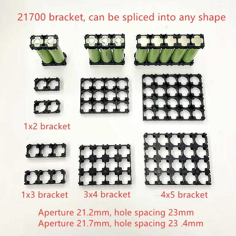 20-50PCS 21700 Battery Holder With Card Slot Splicing Fixed Combination Connection Base DIY Assembly Battery Pack
20-50PCS 21700 Battery Holder With Card Slot Splicing Fixed Combination Connection Base DIY Assembly Battery Pack