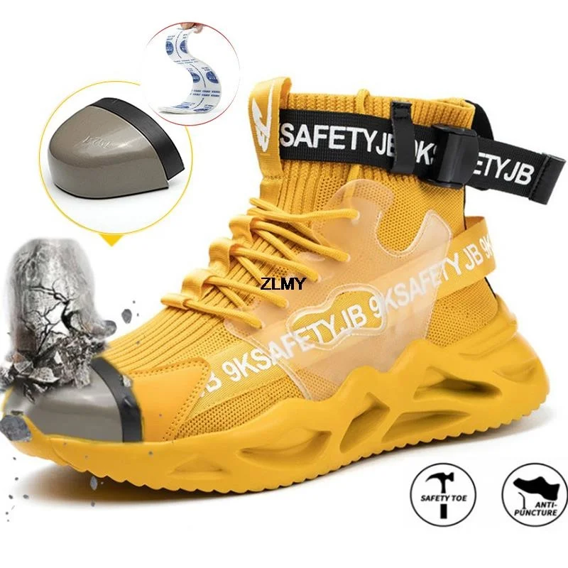 Fashion Safety Shoes Men Steel Toe Work Shoes Puncture Proof Sneaker Man Industrial Work Safety Boots Breathle Protective Boot
Fashion Safety Shoes Men Steel Toe Work Shoes Puncture Proof Sneaker Man Industrial Work Safety Boots Breathle Protective Boot