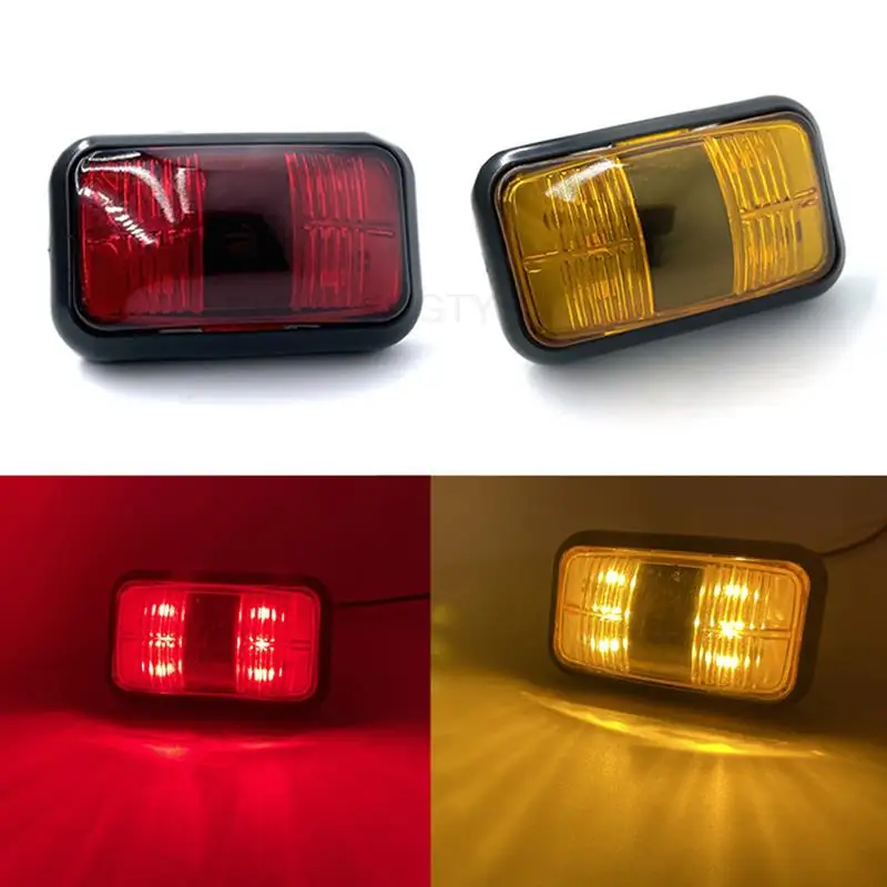 Trailer Tail Lights 12V 24V Marker Lights For Trucks Amber 6 LED Lights Boat RV Camper Side Light
Trailer Tail Lights 12V 24V Marker Lights For Trucks Amber 6 LED Lights Boat RV Camper Side Light