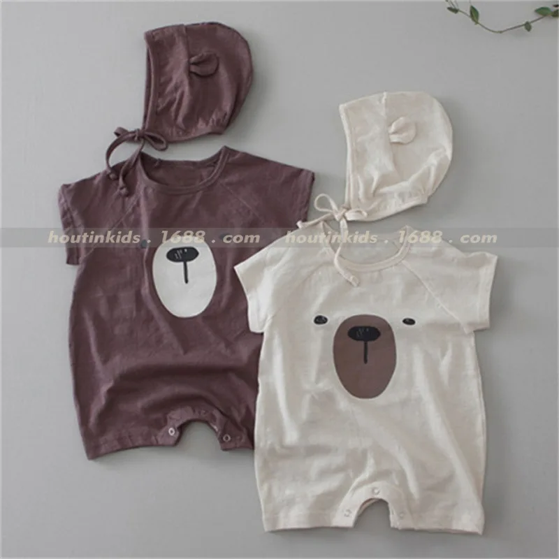 Rompers Short Sleeve Covered Button Short Length O-neck Collar Cotton New Fashion Casual Comfortable Summer Children Unisex
Rompers Short Sleeve Covered Button Short Length O-neck Collar Cotton New Fashion Casual Comfortable Summer Children Unisex