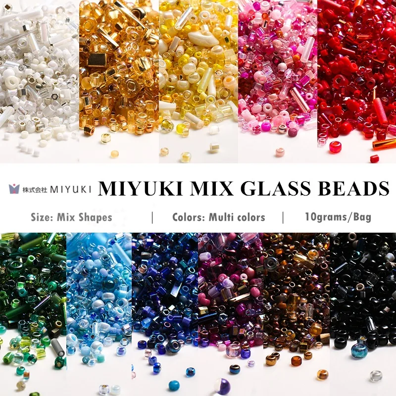 Japanese Yuxing mixed beads Miyuki glass rice beads tube beads handmade DIY jewelry clothing Bracelet materials accessories
Japanese Yuxing mixed beads Miyuki glass rice beads tube beads handmade DIY jewelry clothing Bracelet materials accessories