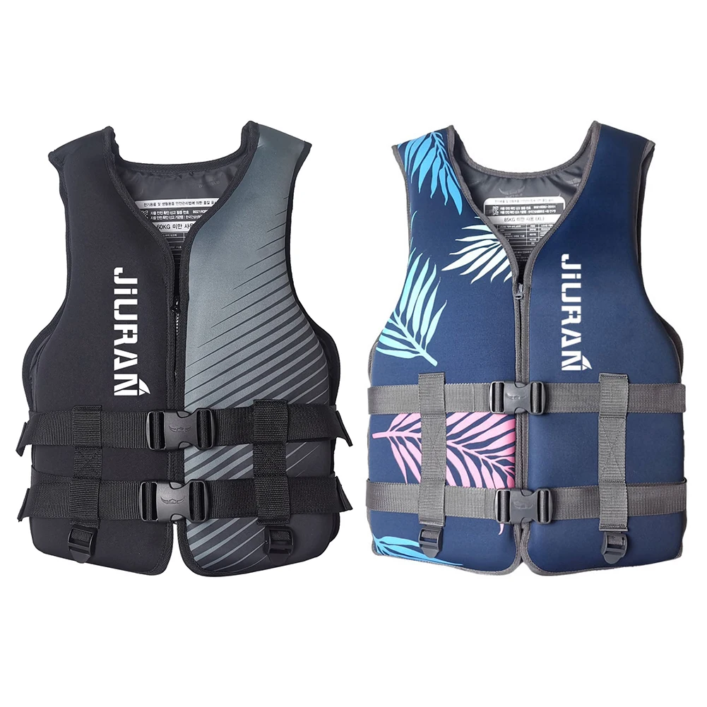 

Neoprene Boating Life Vest Wear-resistant Adult Children Buoyancy Vest Multipurpose Nylon Webbing Breathable Outdoor Accessories