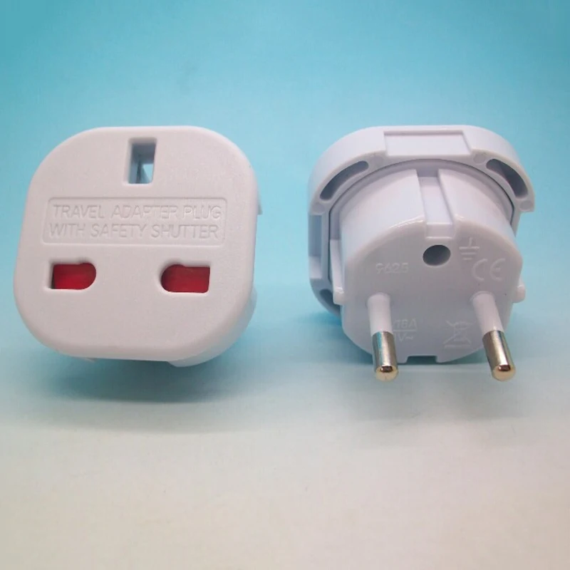 Universal Travel UK to EU Euro Plug AC Power Charger Adapter Converter Socket Black Power Plug Adaptor Connector
Universal Travel UK to EU Euro Plug AC Power Charger Adapter Converter Socket Black Power Plug Adaptor Connector