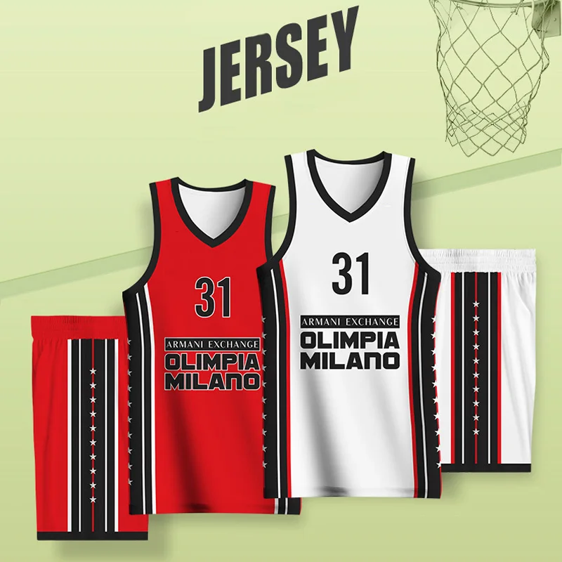 Basketball Uniform For Men Full Sublimation Printed Customizable Sponsor Team Name Logo Jerseys Sportwear Quickly Dry Tracksuits
Basketball Uniform For Men Full Sublimation Printed Customizable Sponsor Team Name Logo Jerseys Sportwear Quickly Dry Tracksuits