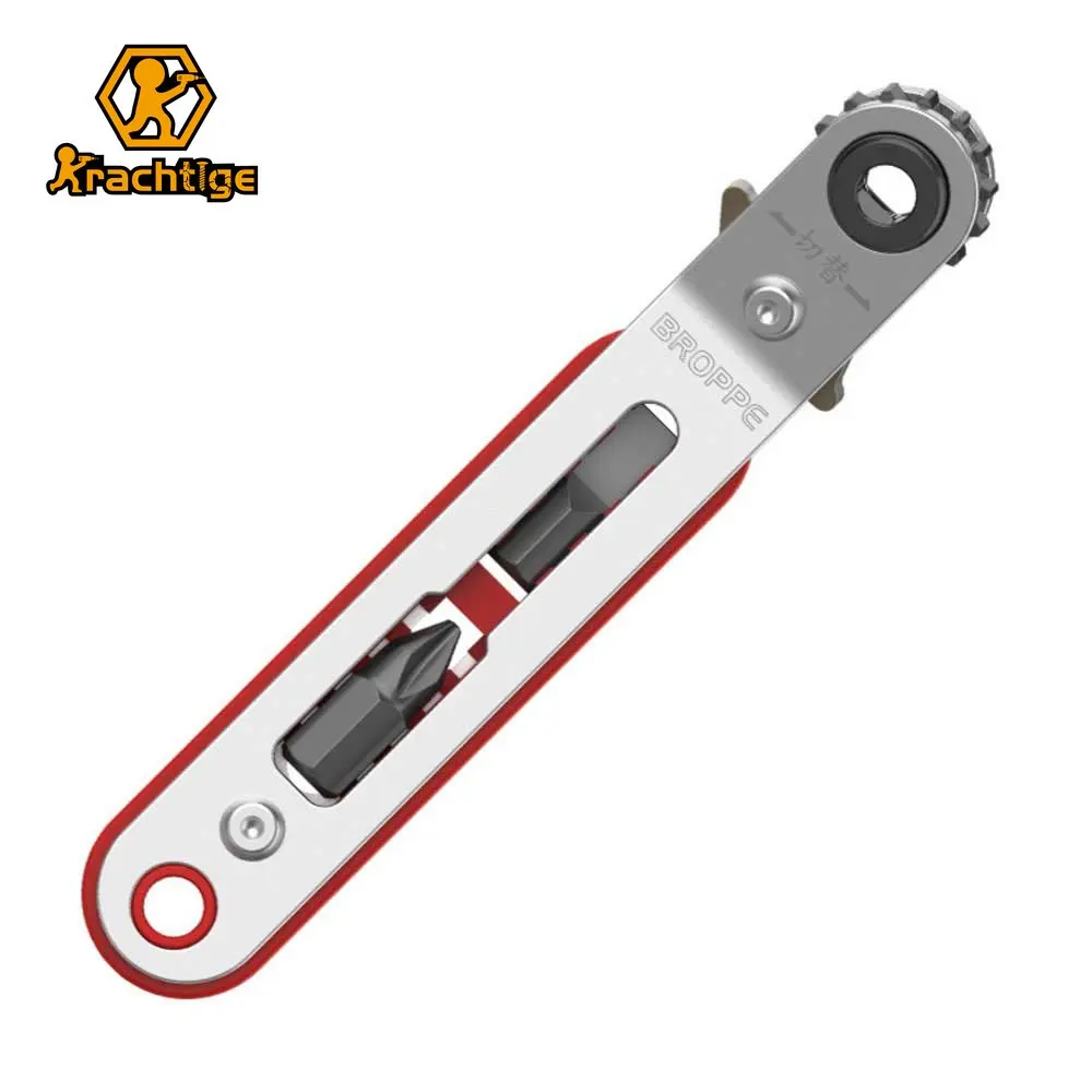 Ключ с трещоткой и двумя головками, 1/4 дюйма
Ключ с трещоткой и двумя головками, 1/4 дюйма