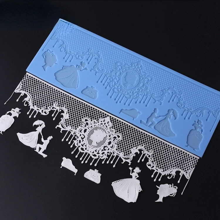 New Lace Romantic Proposal Pattern Wedding Cake Silicone Beautiful Lace Fondant Mold Mousse Sugar Craft Icing Mat Pad Pastry
New Lace Romantic Proposal Pattern Wedding Cake Silicone Beautiful Lace Fondant Mold Mousse Sugar Craft Icing Mat Pad Pastry