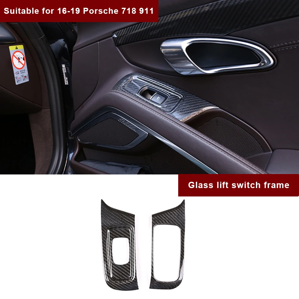 For Porsche 718 911 2016-2019 Glass Lift Switch Frame Real Carbon Fiber Car Interior Modification
For Porsche 718 911 2016-2019 Glass Lift Switch Frame Real Carbon Fiber Car Interior Modification