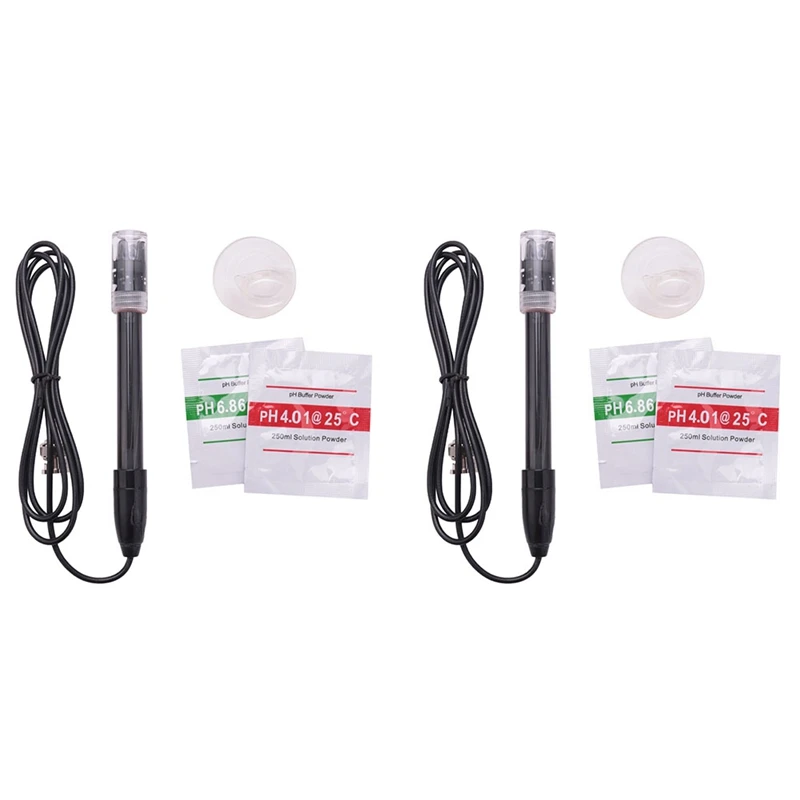 2Pcs Ph-201 Black Laboratory Electrode Electrode Sensor Connector Probe Ph Composite Electrode
2Pcs Ph-201 Black Laboratory Electrode Electrode Sensor Connector Probe Ph Composite Electrode