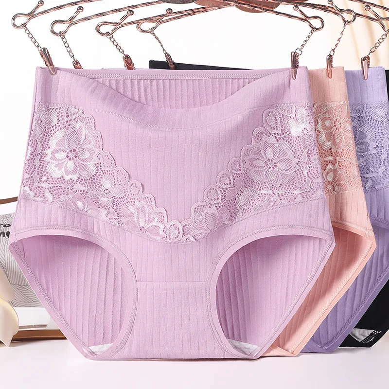 XL-6XL 115kg Lace Underwear Plus Size Cotton Briefs Solid Panties Women's Lingerie Breathable Underpants Female Intimates
XL-6XL 115kg Lace Underwear Plus Size Cotton Briefs Solid Panties Women's Lingerie Breathable Underpants Female Intimates