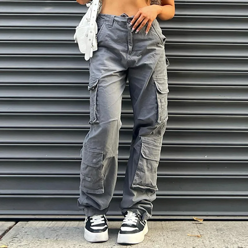 New Fall Women's Solid High Waist Slight Stretch Loose Multi Pocket Casual Straight Pants Workwear Denim Pants Trousers
New Fall Women's Solid High Waist Slight Stretch Loose Multi Pocket Casual Straight Pants Workwear Denim Pants Trousers
