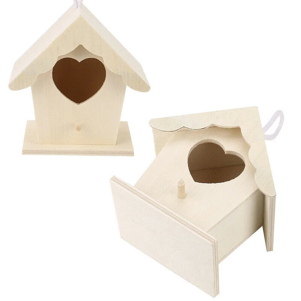 1Pcs Mini Bird Wooden House Wall-mounted Hanging Nest Gardening Decoration Birds Wood Home Case Gardening Pet Supplies 
1Pcs Mini Bird Wooden House Wall-mounted Hanging Nest Gardening Decoration Birds Wood Home Case Gardening Pet Supplies