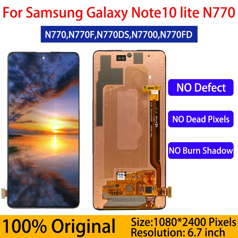 100% Original For Samsung Galaxy Note 10 lite Lcd N770F/DS N770F/DSM Display Touch Screen Digitizer For Samsung note10 lite N770
100% Original For Samsung Galaxy Note 10 lite Lcd N770F/DS N770F/DSM Display Touch Screen Digitizer For Samsung note10 lite N770