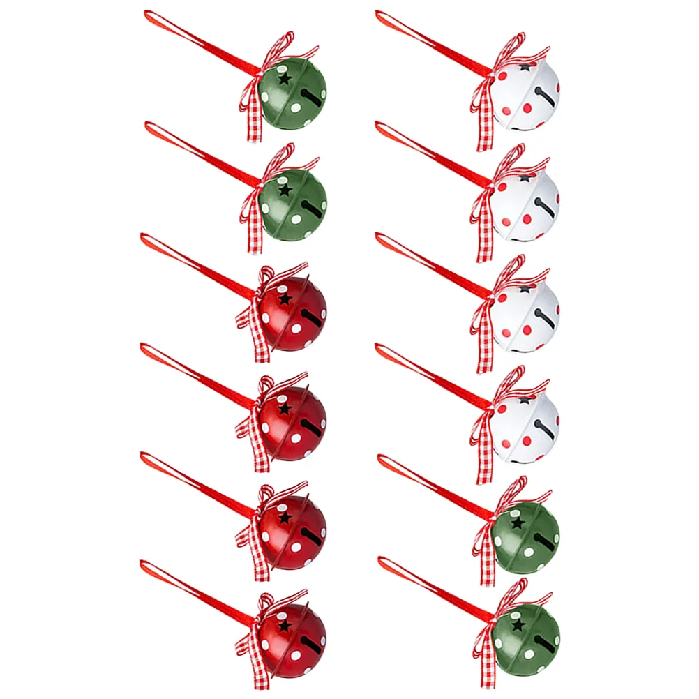 12 Pcs Ornaments Christmas Bells Xmas Tree Bowknot DIY Decorations Decors Pendants
12 Pcs Ornaments Christmas Bells Xmas Tree Bowknot DIY Decorations Decors Pendants