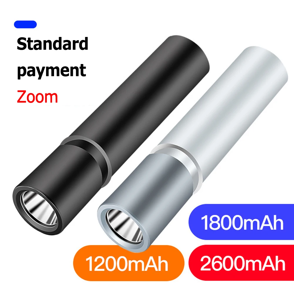 Powerful Mini LED Flashlight Aluminum Alloy Zoom Portable Torch Lamp USB Rechargeable Outdoor Camping Power Bank Flash Lights
Powerful Mini LED Flashlight Aluminum Alloy Zoom Portable Torch Lamp USB Rechargeable Outdoor Camping Power Bank Flash Lights