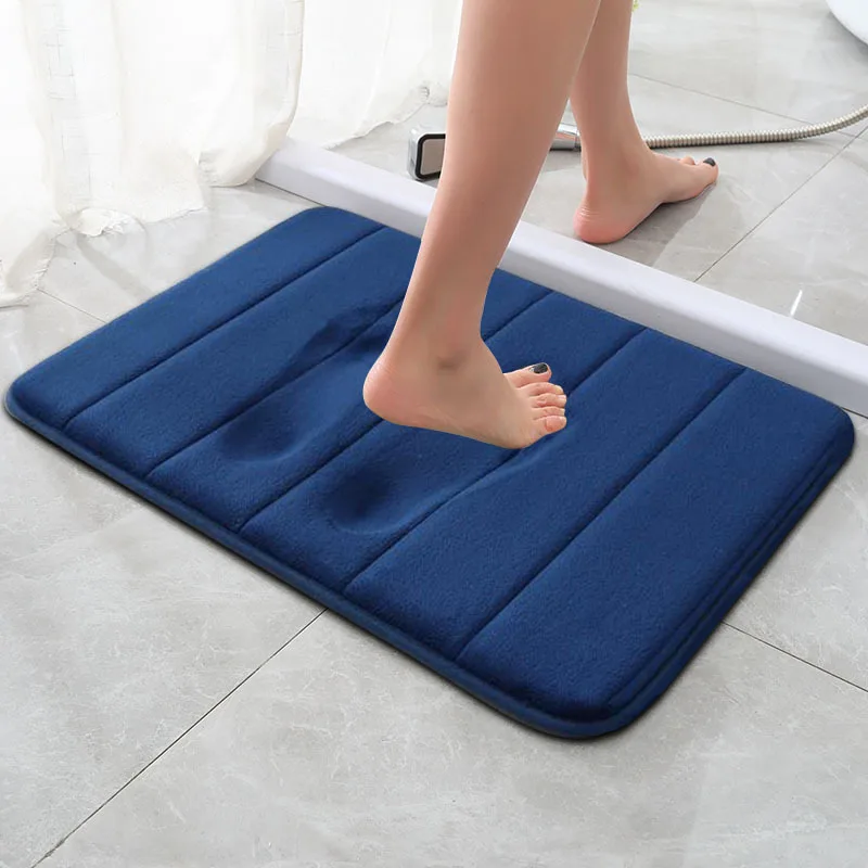 Super Absorbent Memory Foam Bath Mat Non-slip Carpet Bathroom Rug Bathtub Side Floor Rugs Shower Room Doormat Toilet Footpad
Super Absorbent Memory Foam Bath Mat Non-slip Carpet Bathroom Rug Bathtub Side Floor Rugs Shower Room Doormat Toilet Footpad