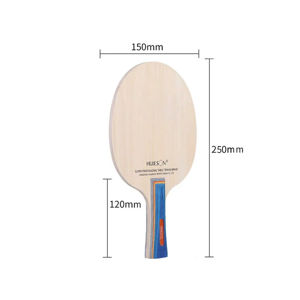 Table Tennis Racket Bottom Plate 5 Ply Wood Ping Pong Blade Paddle Long Handle Arc Attack Type Fast Break Bat For Trainers
Table Tennis Racket Bottom Plate 5 Ply Wood Ping Pong Blade Paddle Long Handle Arc Attack Type Fast Break Bat For Trainers